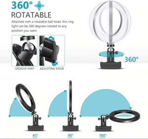 Desktop Video Conference Ring Light - HomeOfficeHaven