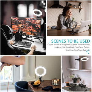 Desktop Video Conference Ring Light - HomeOfficeHaven